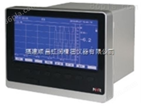 上海虹润NHR-8100（B）12路彩屏（蓝屏）无纸记录仪