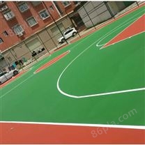 新国标EPDM塑胶篮球场施工方案球场地面